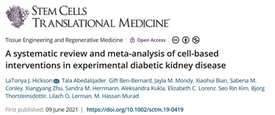 2021年干细胞治疗糖尿病肾病临床案例