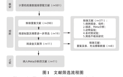 文献筛选流程图